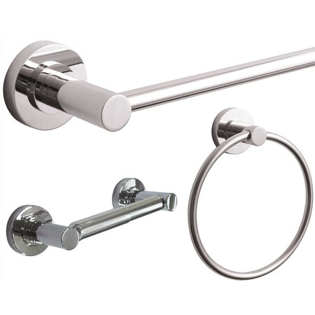 Premier Essen Bath Hardware Kit in Chrome 3581537